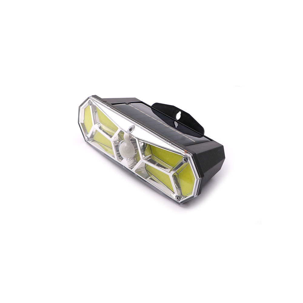 LED Light Solar | 126x LED Lamp COB | Light Wall & Motion PIR Sensor | White
