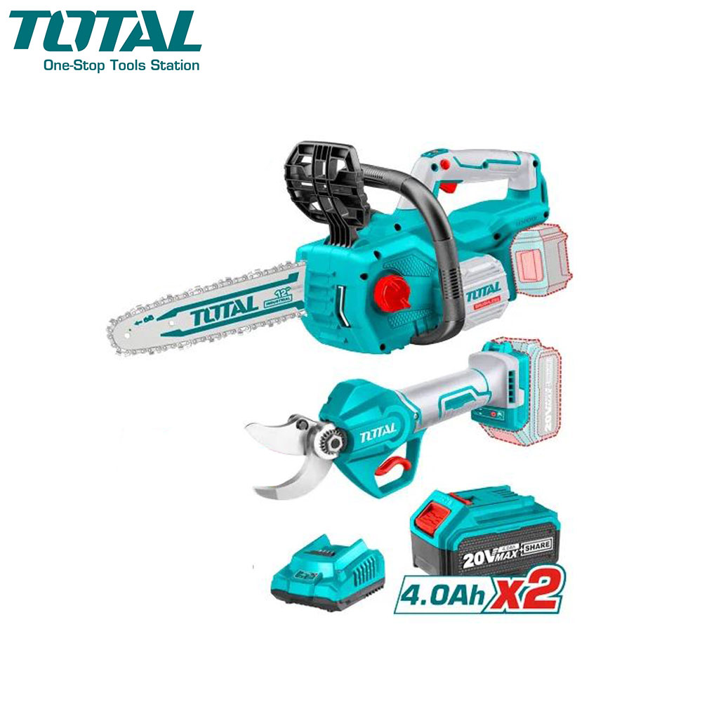 Combo Kit | Saw Chain & Straight Shear Cordless | Total