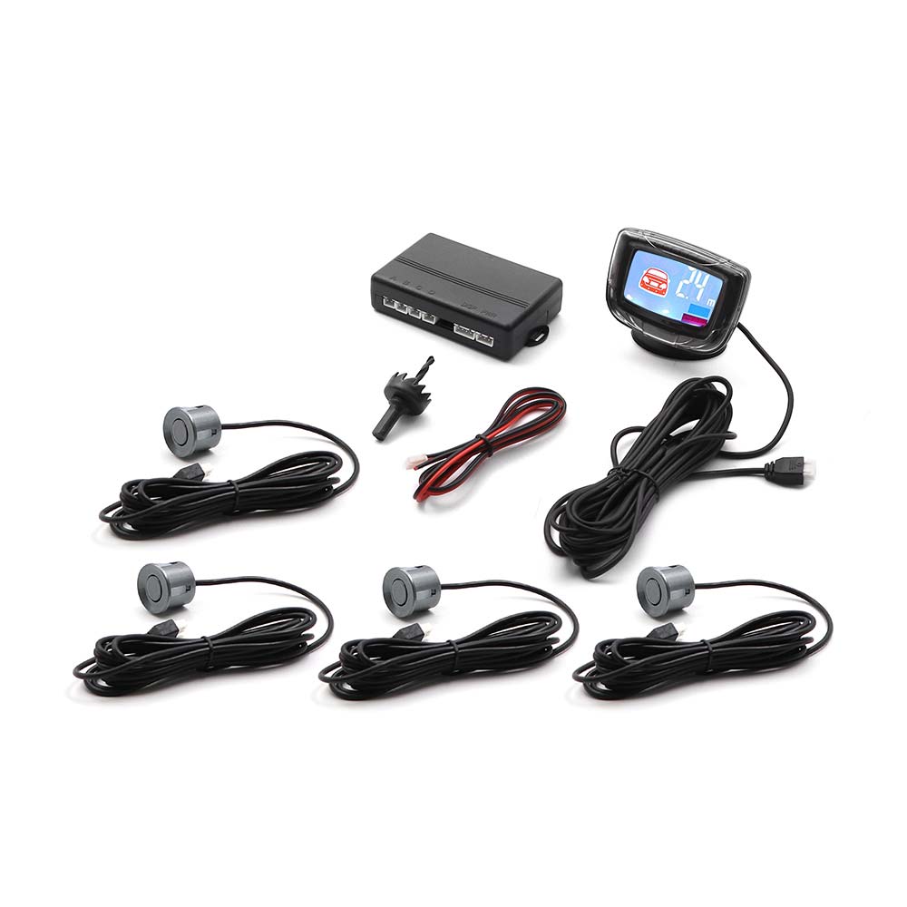Car Parking Aid System | LCD Display | Silver
