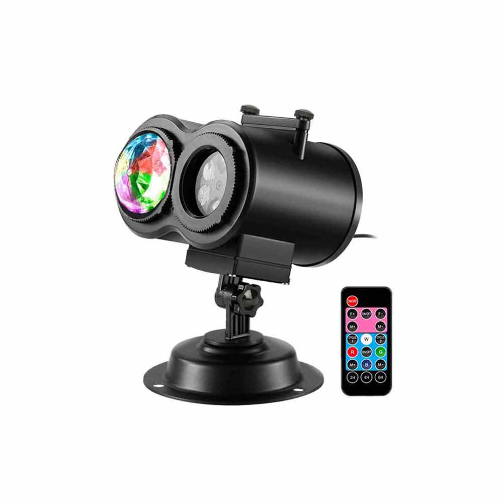 Laser Light Projector | Strobe | 16x Christmas Patterns | Mix Color | 12W | IP65 