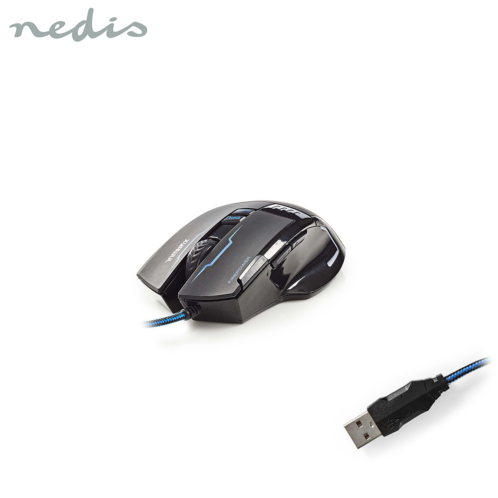 Mouse Gaming | Wired | Nedis GMWD300BK