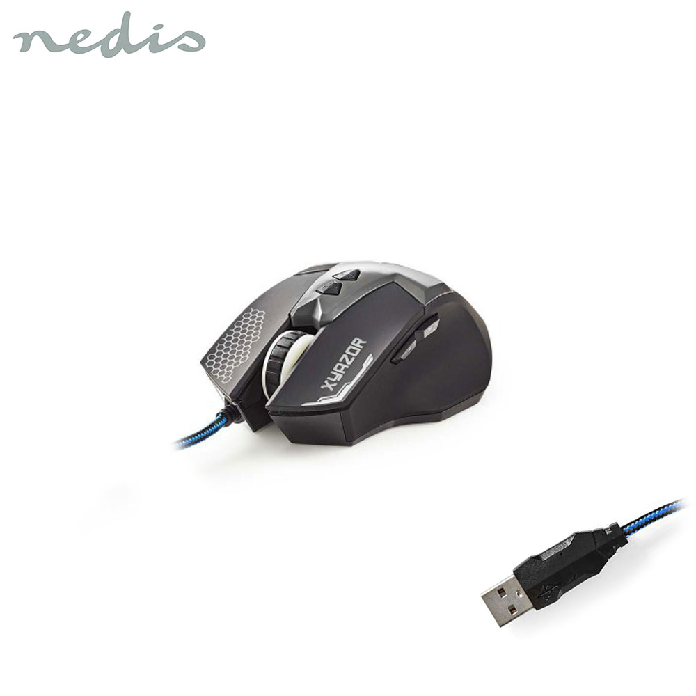 Mouse Gaming | Wired | Nedis GMWD200BK