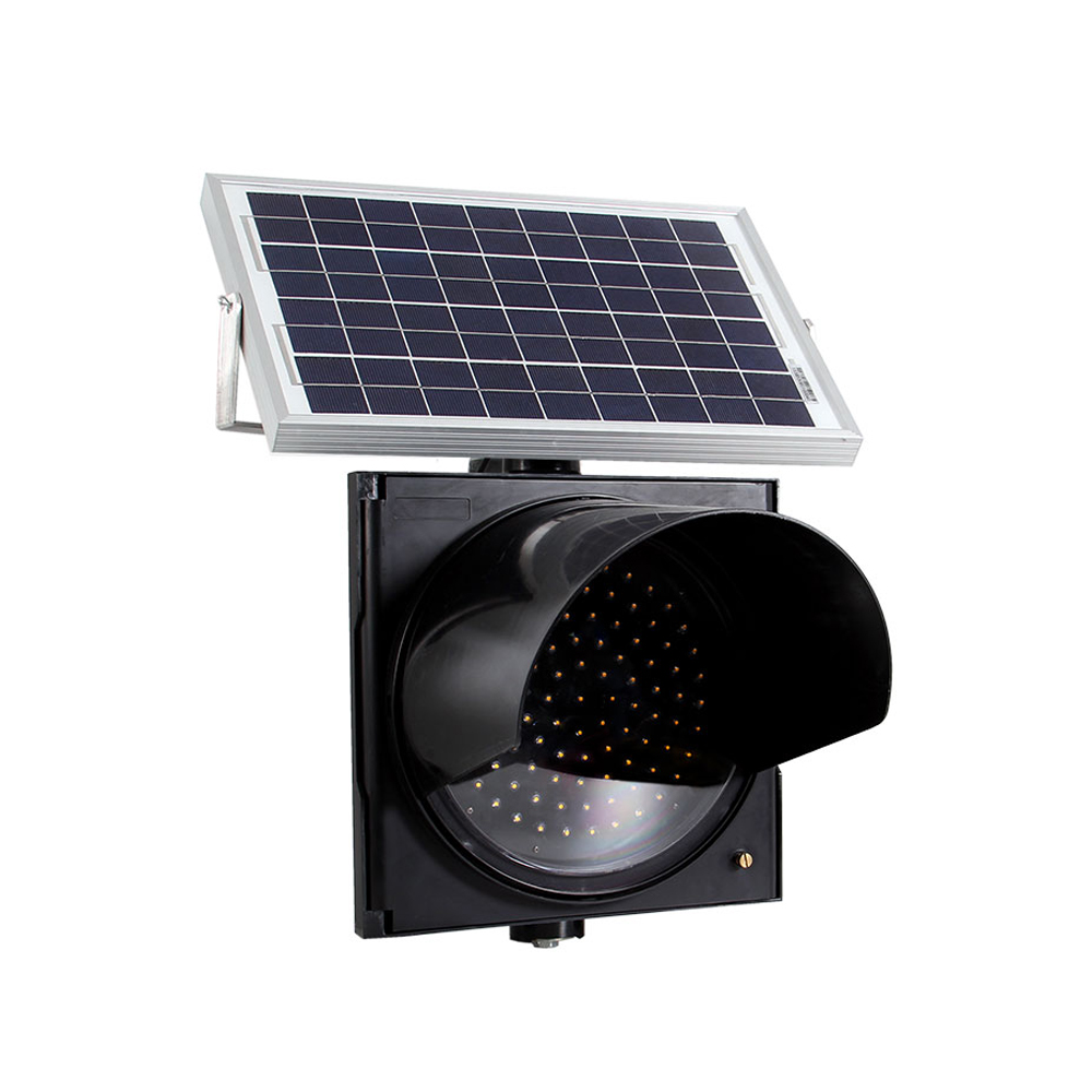 Sign LED | Traffic Light | Solar | 20x20mm | Yellow | 12V | 10W