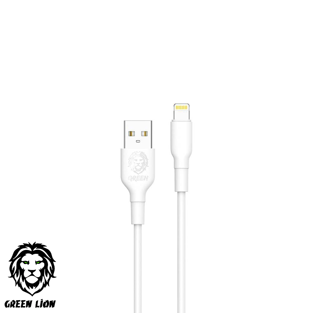 Mobile Cable | Data & Charging | USB-A - Lightning | Fast Charging | 3M | Green Lion
