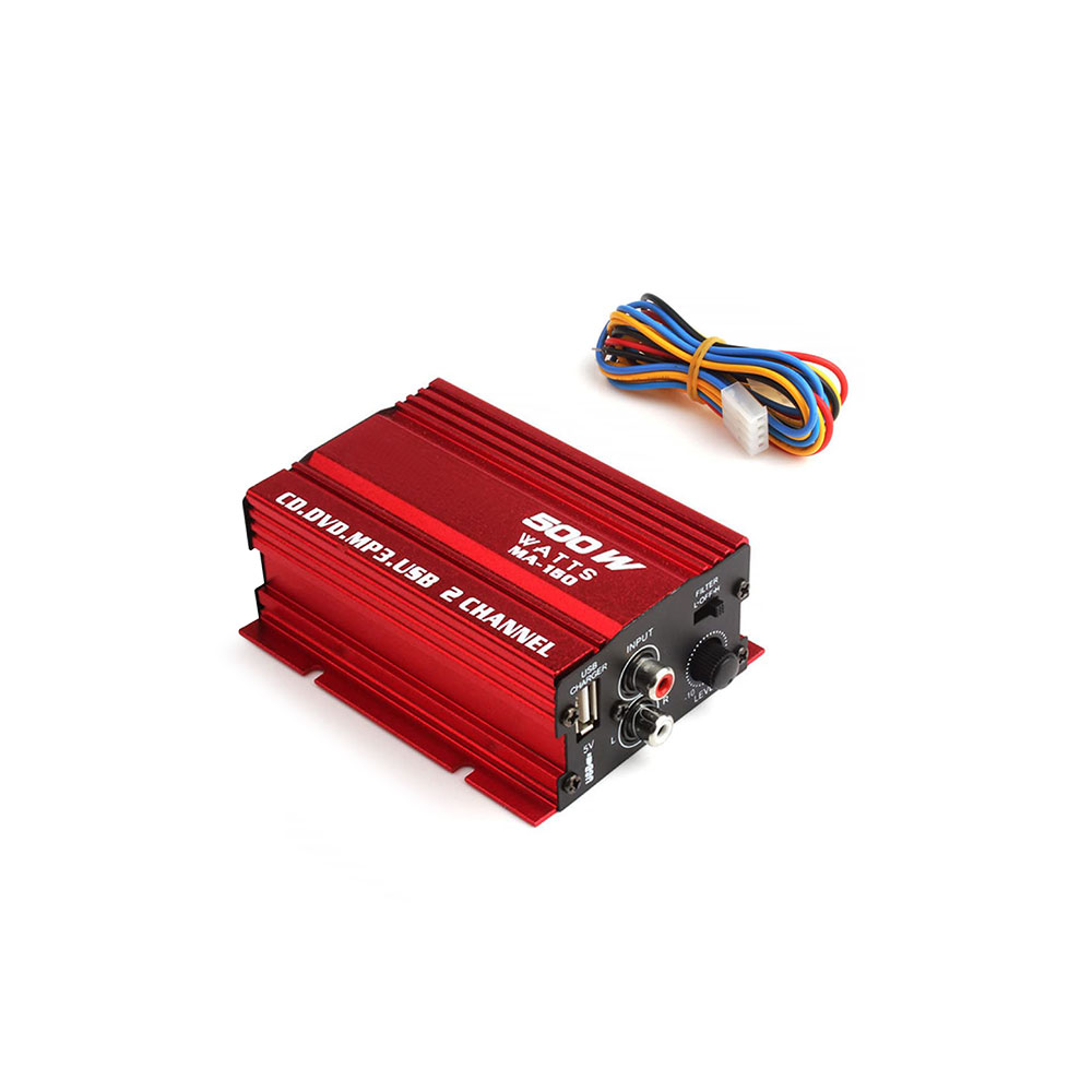 Car Amplifier Mini | 2-Channel | 500W | MA150