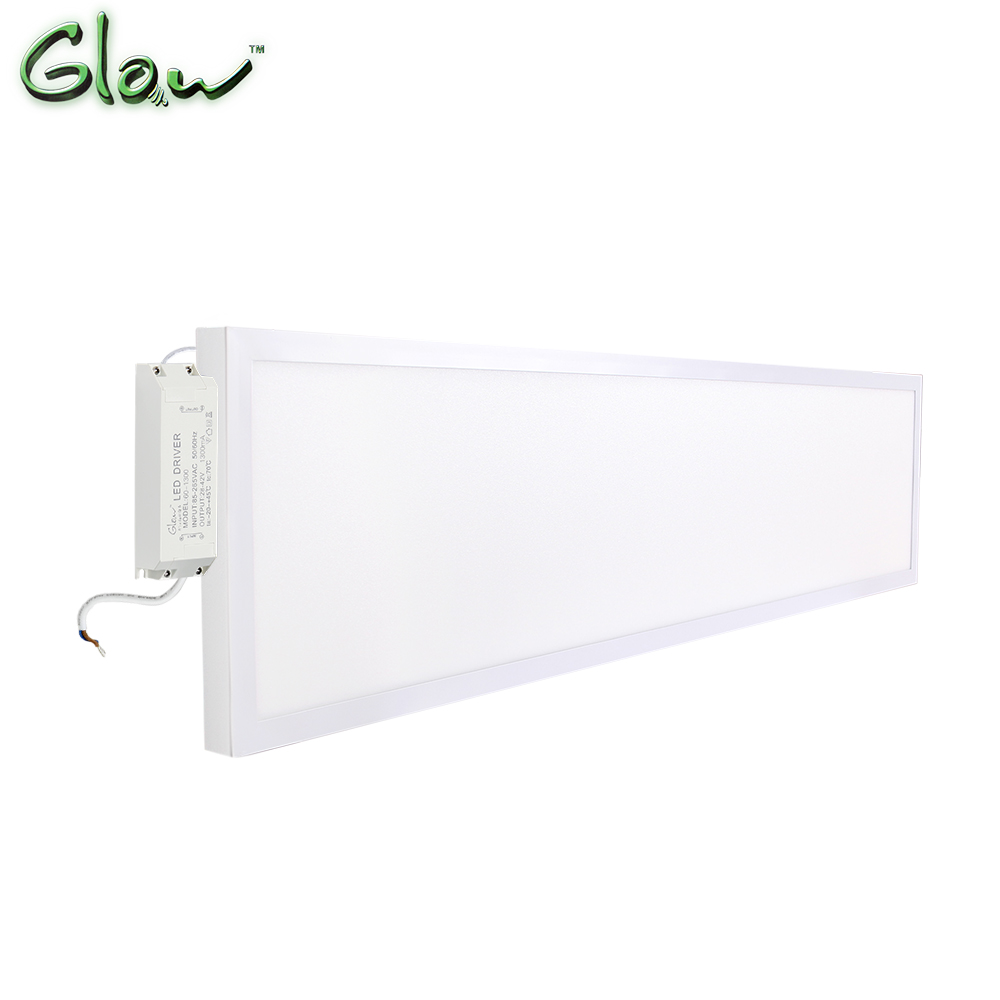 LED Panel Ceiling Mount | Rectangle | 220V AC 60W | 1200x300mm | Warm White | White Frame | Glow