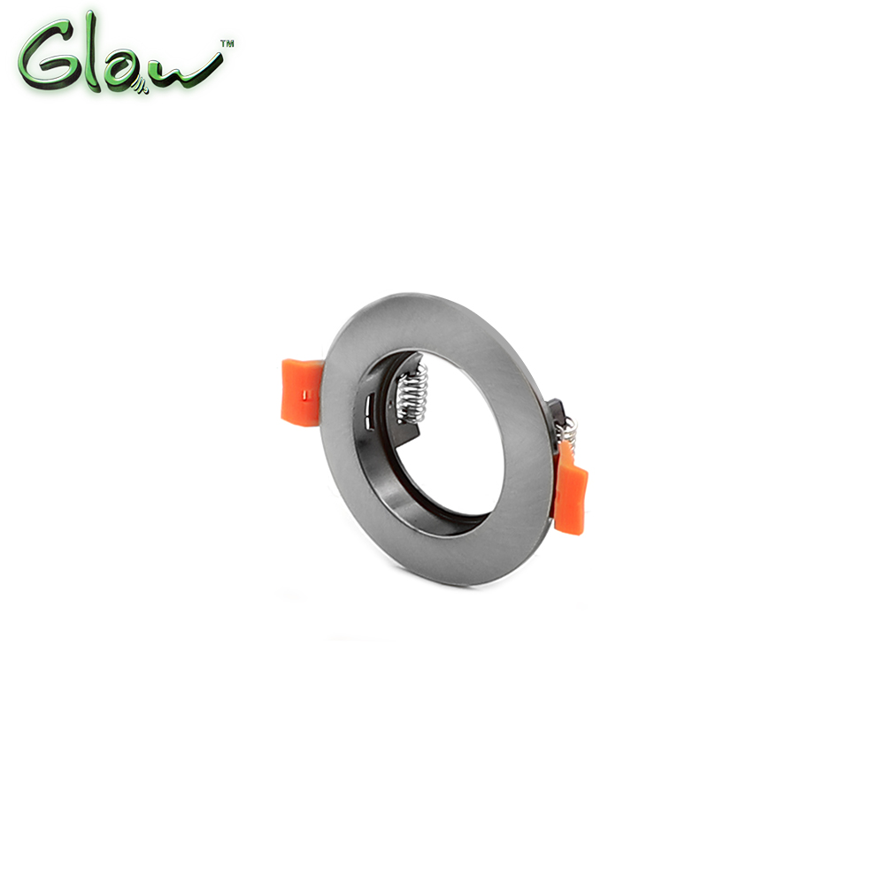 LED Spotlight Cover | Round | MR16 | 60mm | Silver Frame | SL367 | Glow