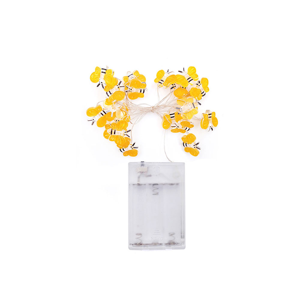 LED Fairy Light | DC Battery | Bee | 20x LED | Warm White | 3M
