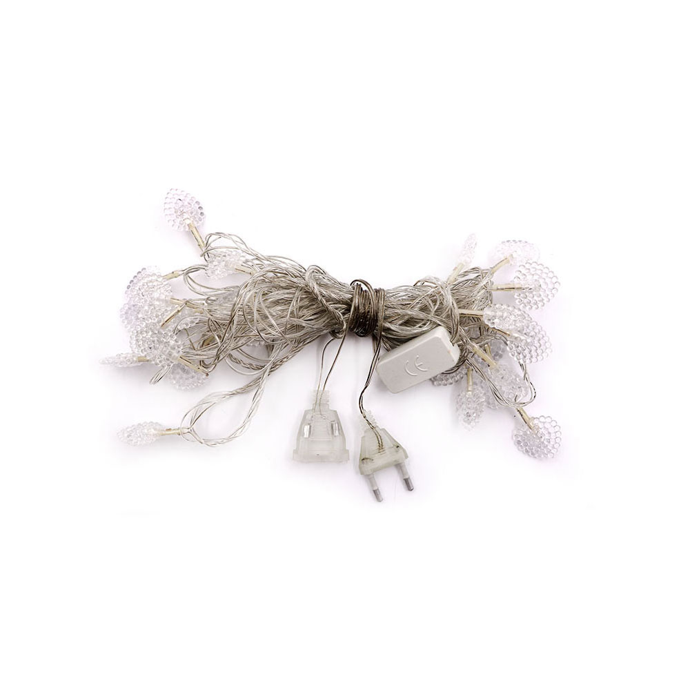 LED Fairy Light AC | Heart | 28x LED | RGB | 5M