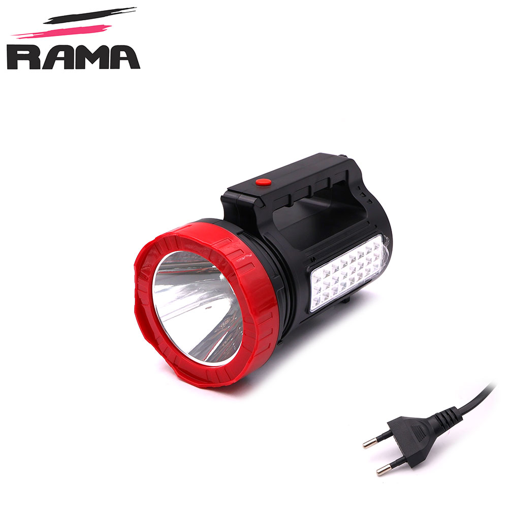 Torch LED Light | Portable Spotlight | Rechargeable | Handheld | RA-104 | Rama