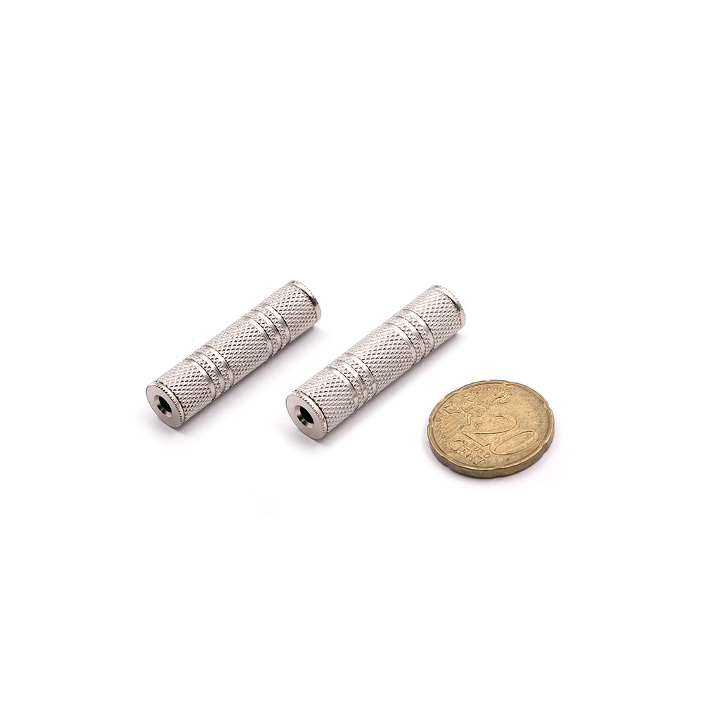 Audio Adapter | Jack Mono | Female 3.5mm - Female | Metal