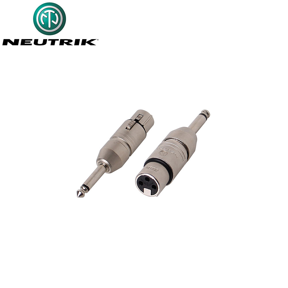 Audio Adapter | XLR 3-Pin | Female - Jack Mono Male 6.3mm | Neutrik