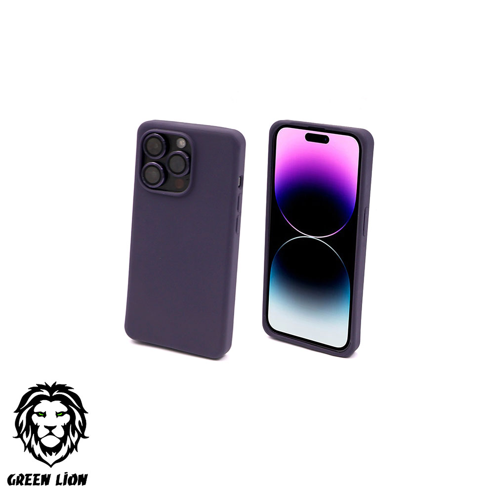 Mobile Case | IPhone 14 | Silicone | Magsafe | Green Lion