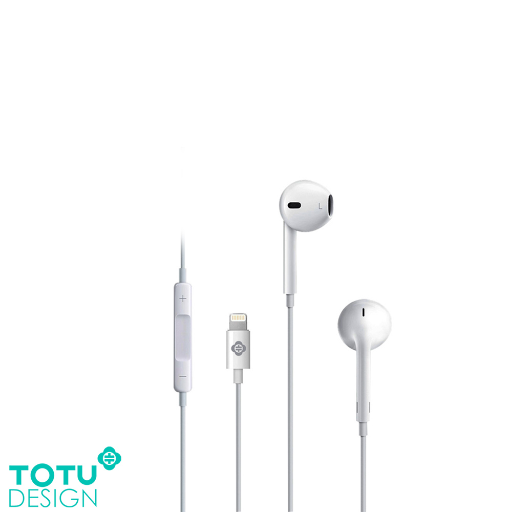Earphone | Wired Lightning | Compatible With Iphone 7 | Totu