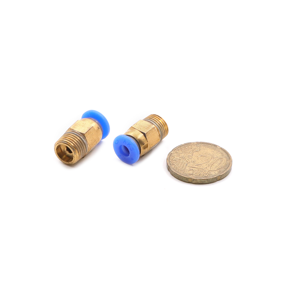 3D Printer Parts | Remote J-Head Feed Connector | 1.75mm/8mm