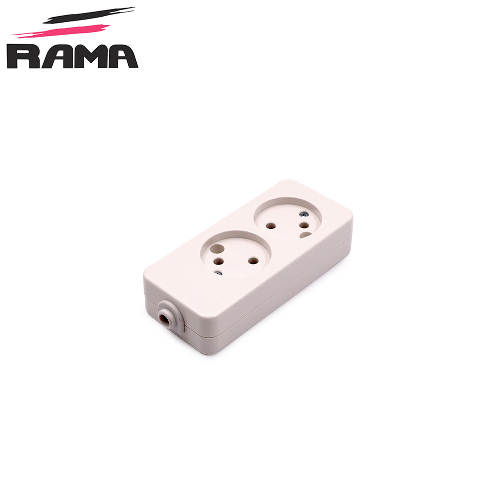 Power Strip | 2 Outlet EU | 16A | Makel