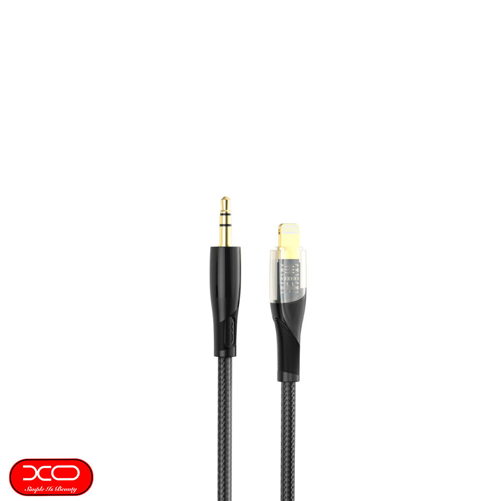 Cable Audio Adapter | AUX Male 3.5mm - Lightning | 1M | Braided | XO R241A