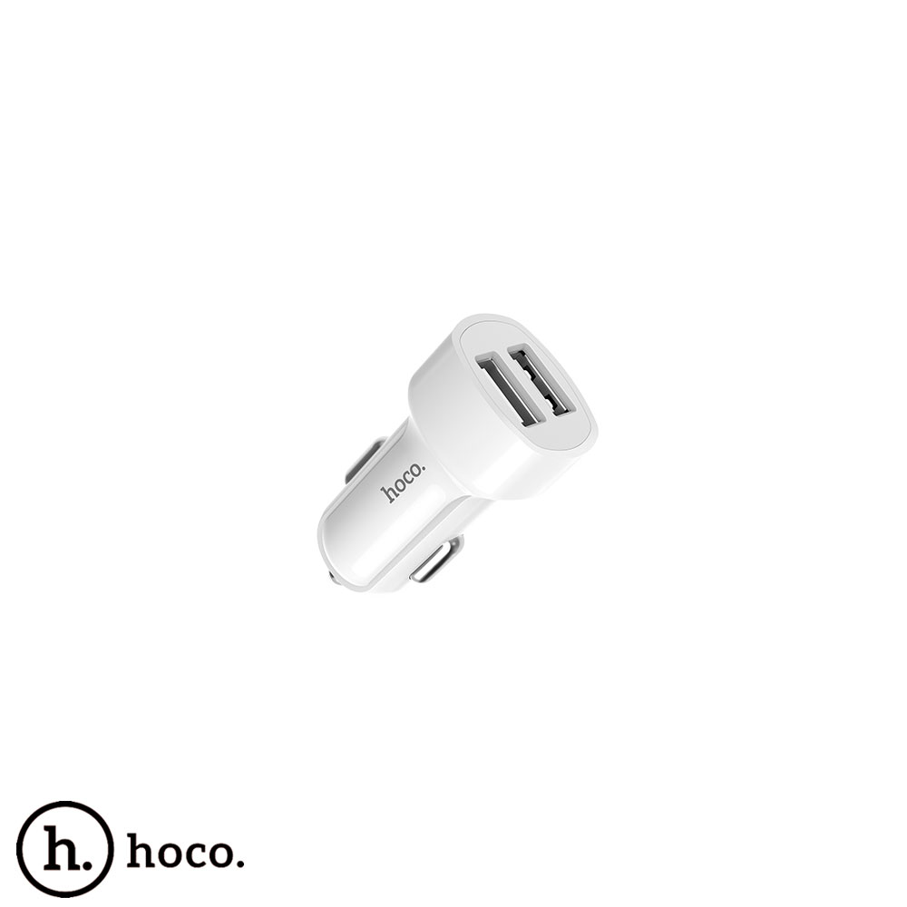 Mobile Car Charger | 2x USB-A | USB-C | Hoco Z2A