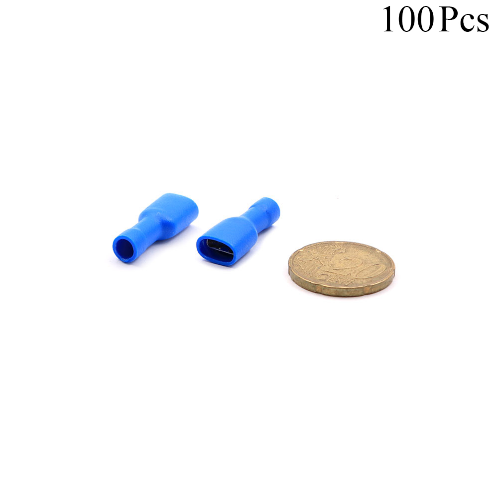 Cable Lugs Fully Insulated | FDFD2-250 | Female | 1.5-2.5mm | Blue | 100pcs