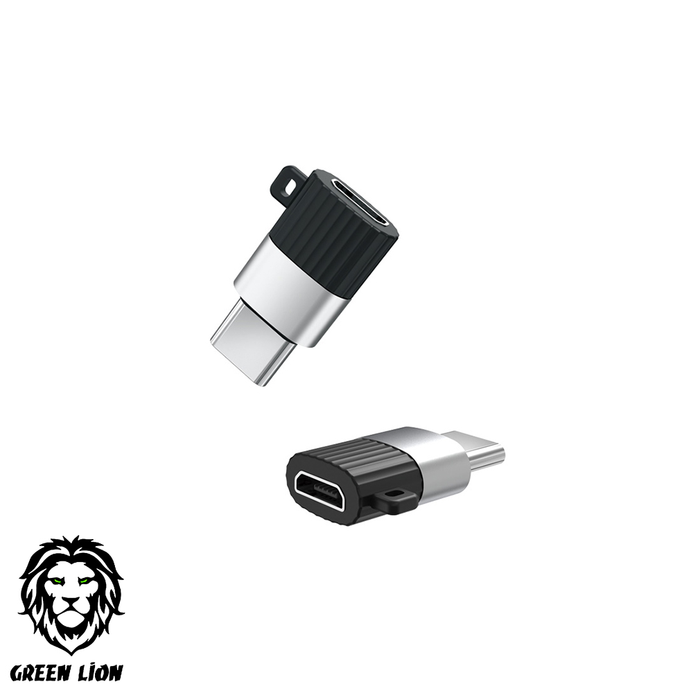 Mobile Adapter OTG | Micro USB - USB-C | Green Lion NB149A