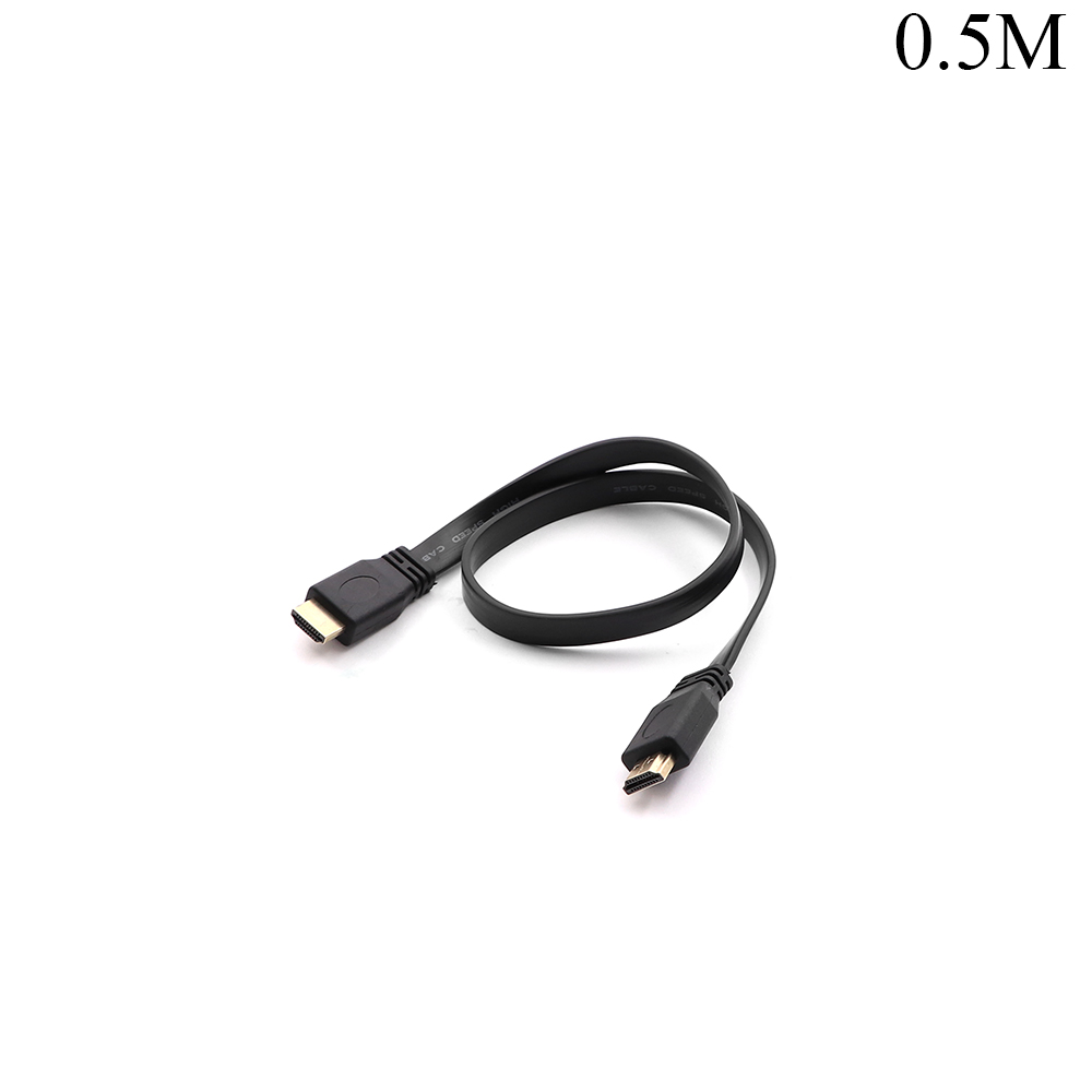 Audio Video Cable | HDMI | Male - Male | 0.5m | 2K | Flat