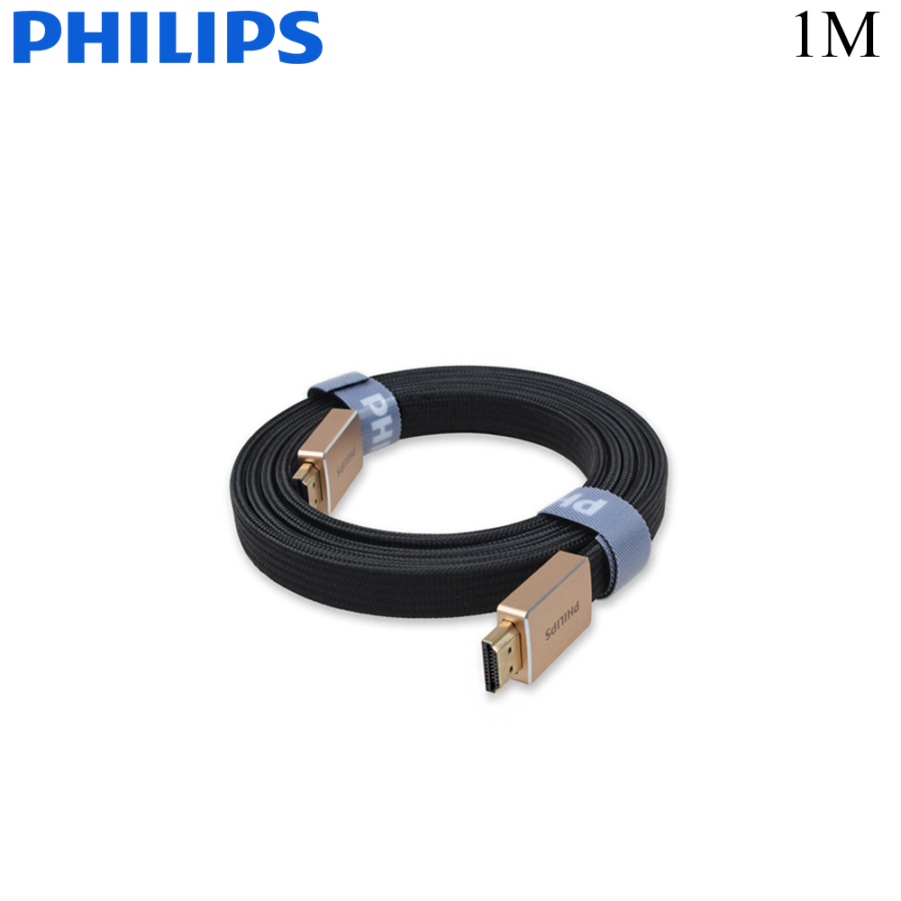 Audio Video Cable | HDMI | Male - Male | 1.0m | 4K | Flat | Philips