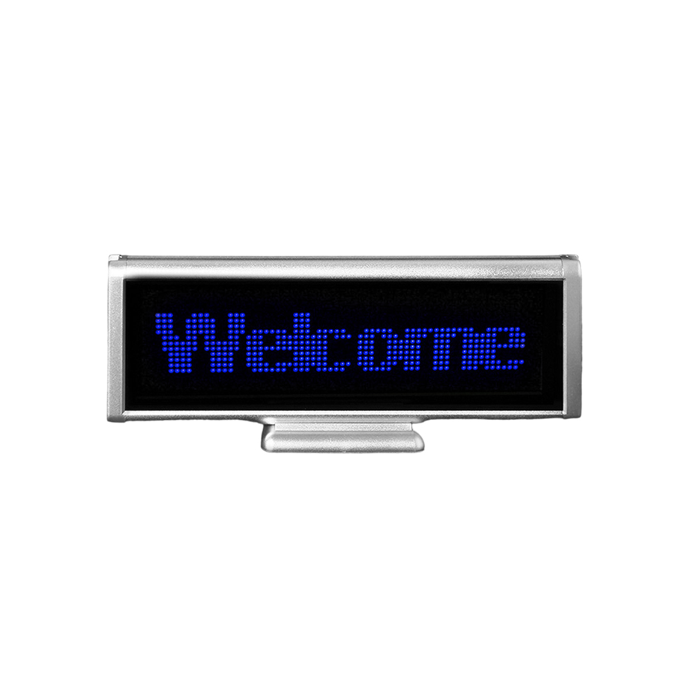 Message Display LED | 1Line | 0.3 x 11cm | Blue | P3.75
