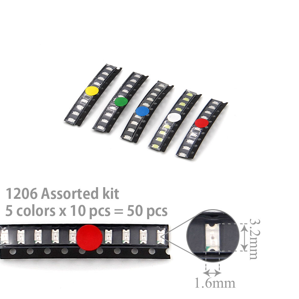 LED SMD Set | 1206 | 50pcs