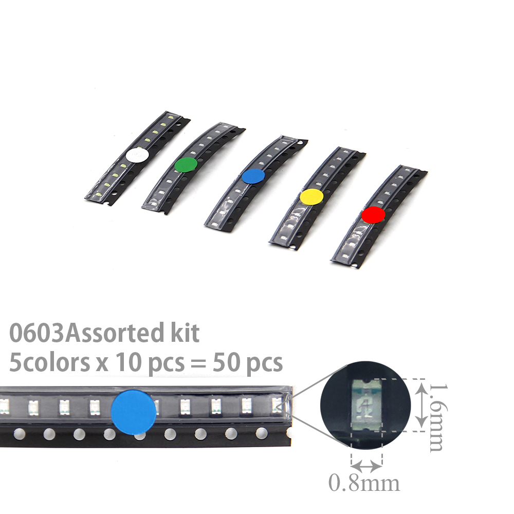 LED SMD Set | 0603 | 50pcs