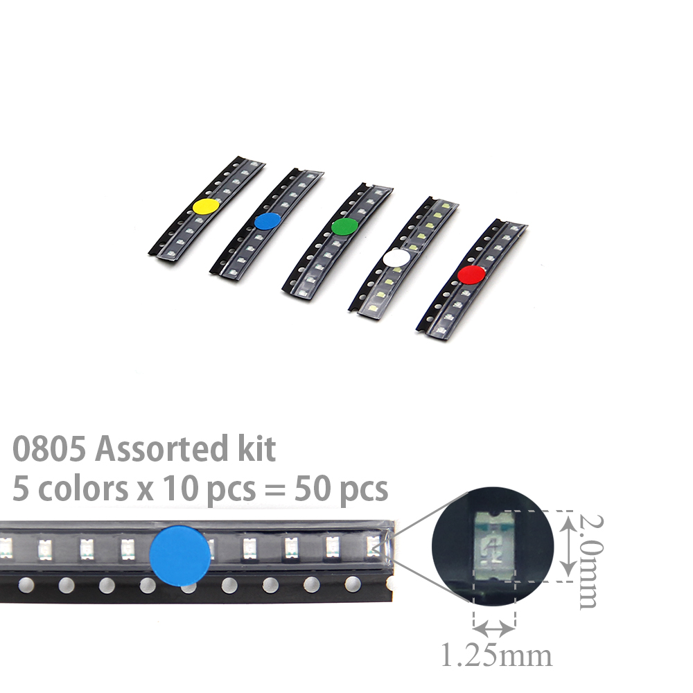 LED SMD Set | 0805 | 50pcs
