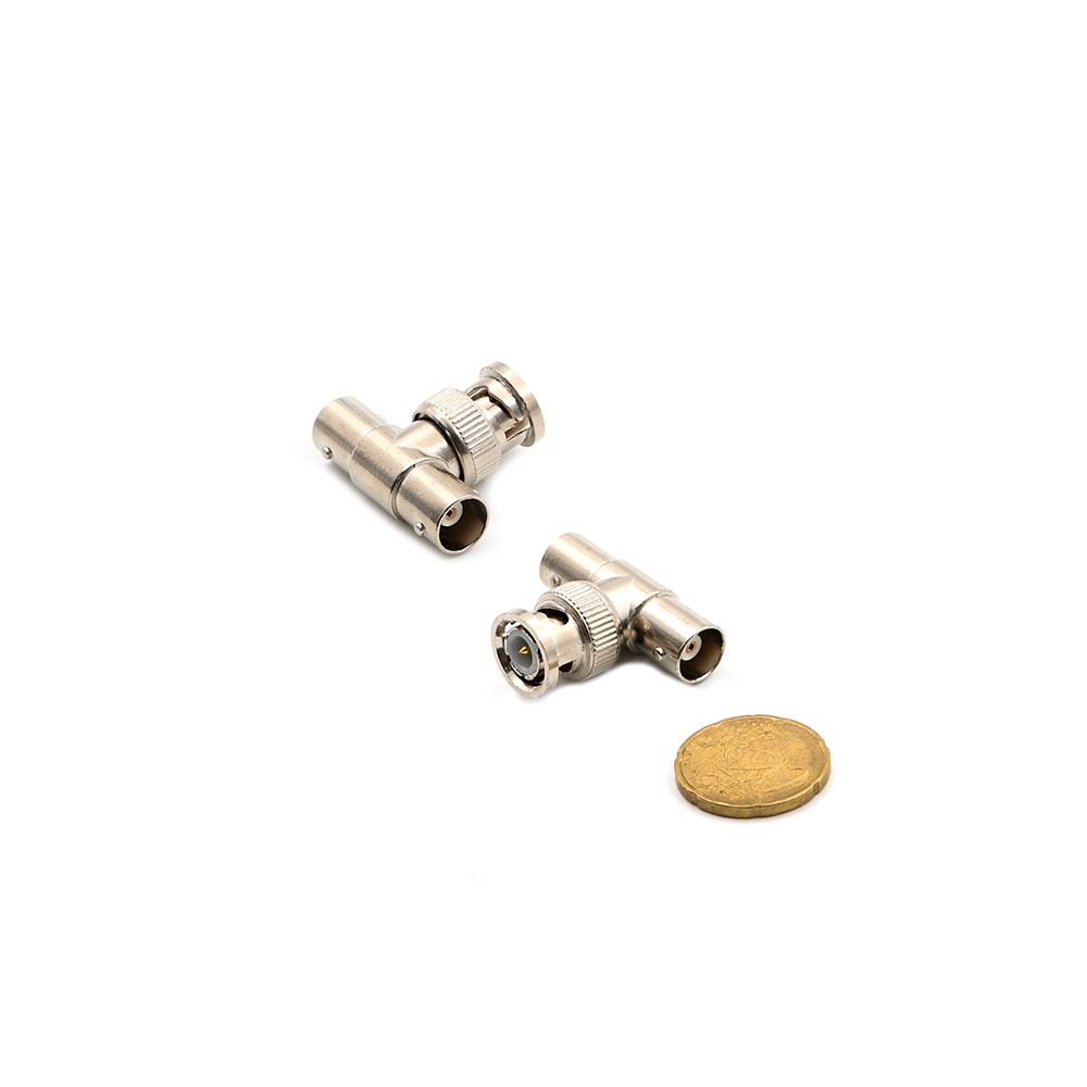 Coaxial Adapter | BNC T-Shape | Male - 2x Female