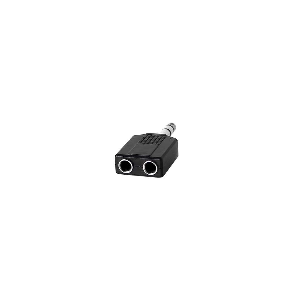 Audio Adapter | Jack Stereo | Male 6.3mm - 2x Female 6.3mm | Splitter