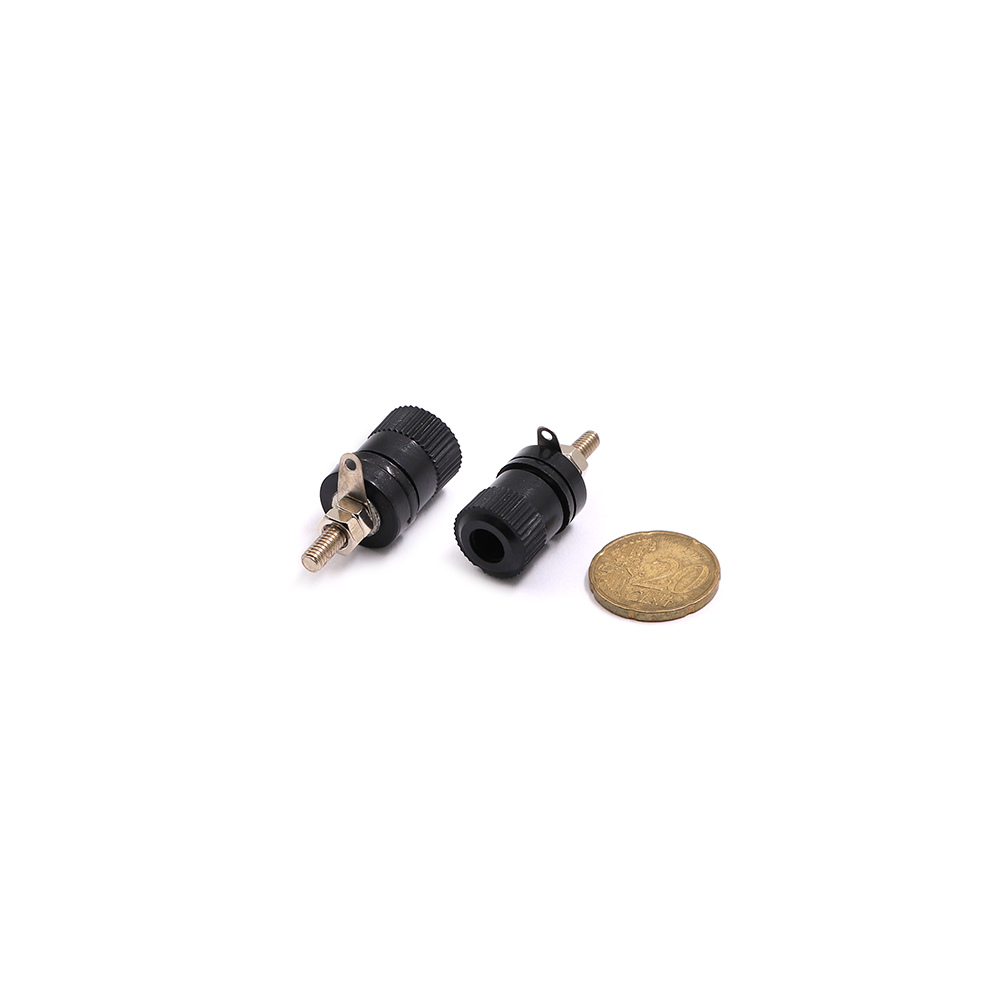 Terminal Plug | Binding Post | 4mm | Female | 14mm | Chassis Mount