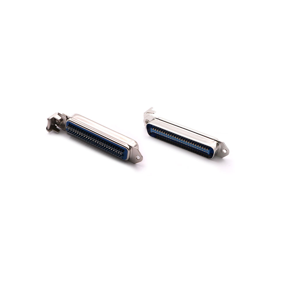Connector | Centronix 50-Pin Male | Cable Mount | Shell Metal | Right Angle