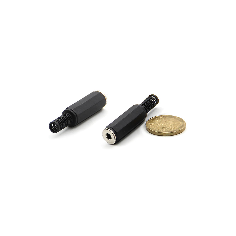 Audio Connector | Jack Mono Female 3.5mm | Cable Mount | Bakelite