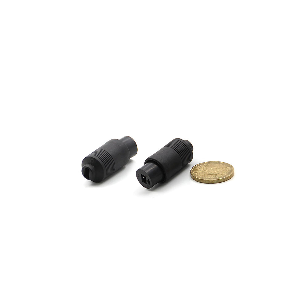 Audio Speaker Connector | Din 2-Pin Female Inline Plug | Cable Mount