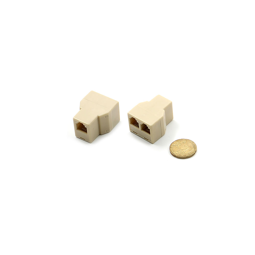 Telephone Connector | RJ11 6P4C | Female - 2x Female