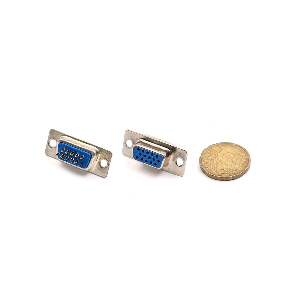Connector | DB15 VGA 3-Row Female | Solder Type