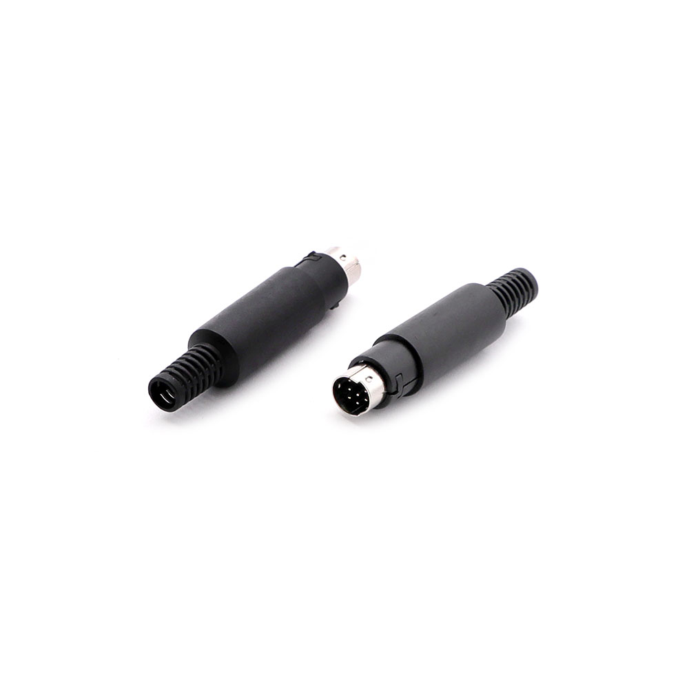 Audio Video | MIDI Connector Mini DIN Male 8-Pin | Cable Mount
