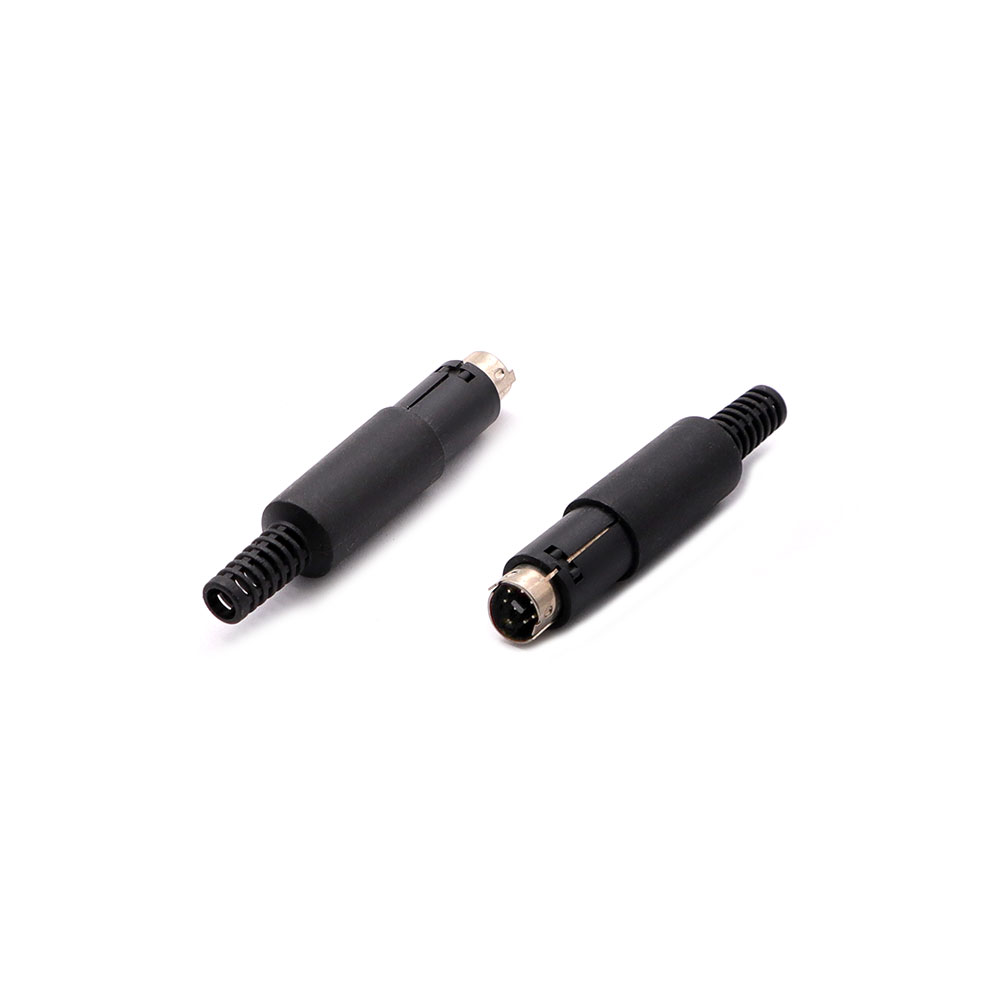 Audio Video | MIDI Connector Mini DIN Male 7-Pin | Cable Mount