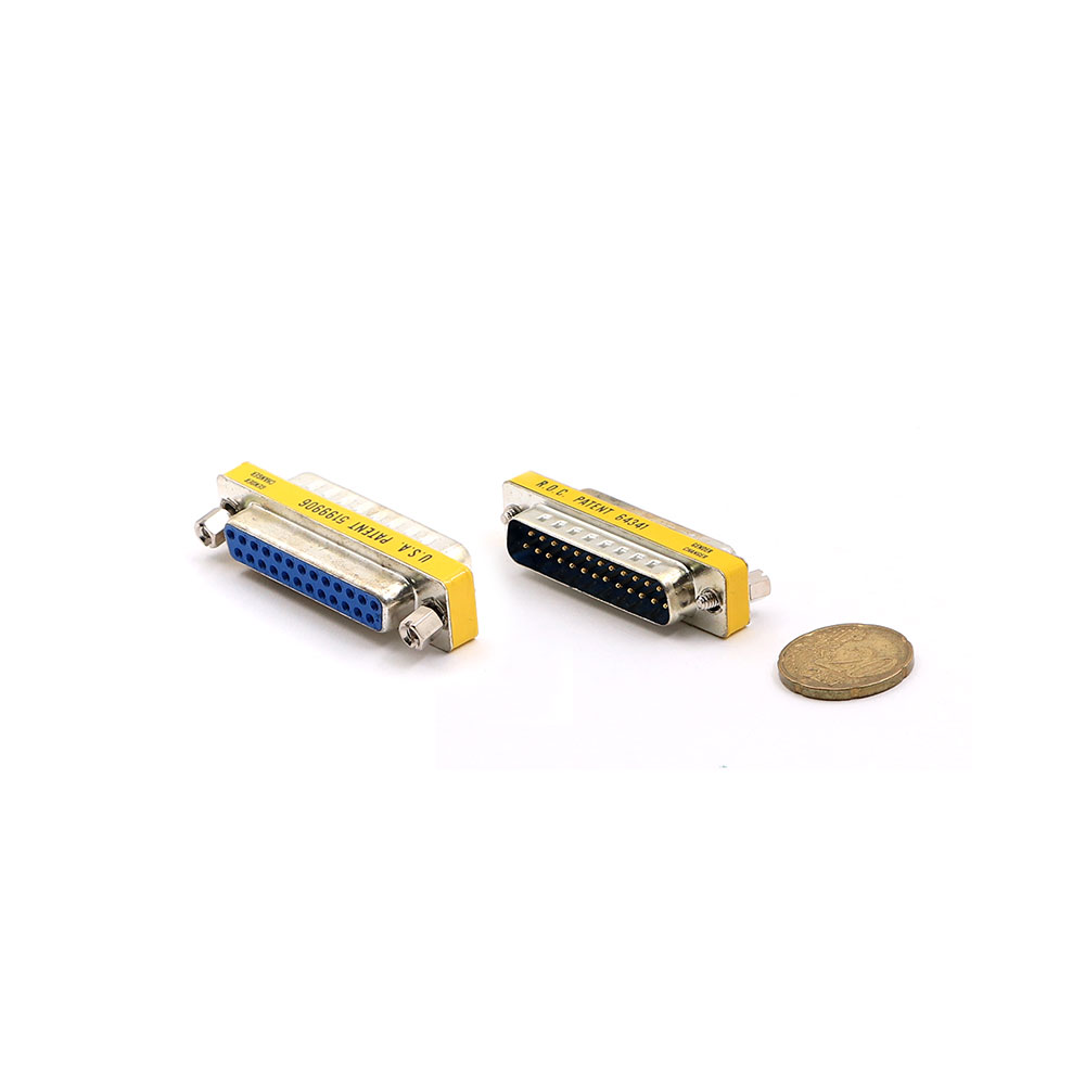 Data Cable Adapter | DB25 Male - DB25 Female