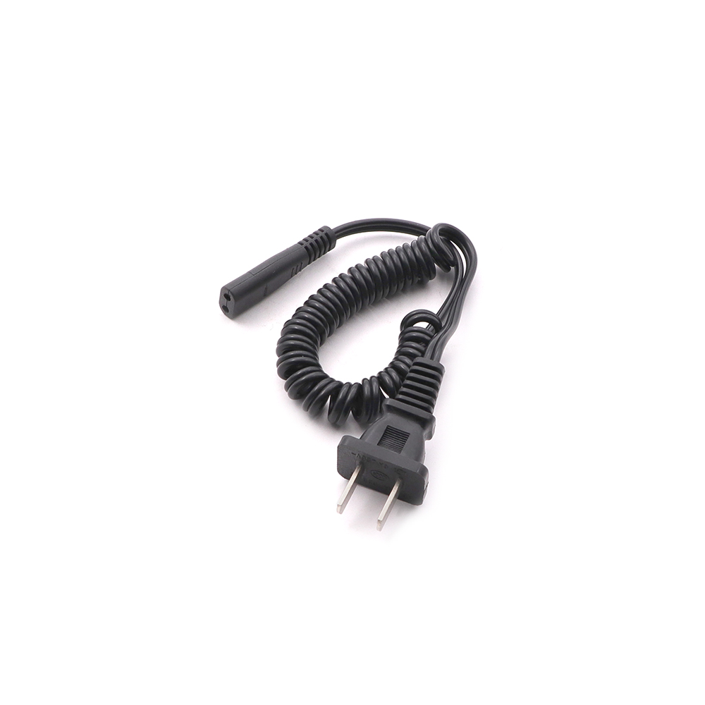 Power Cable | US Plug - 2-Prong | 2x0.25mm | Spring | 1M