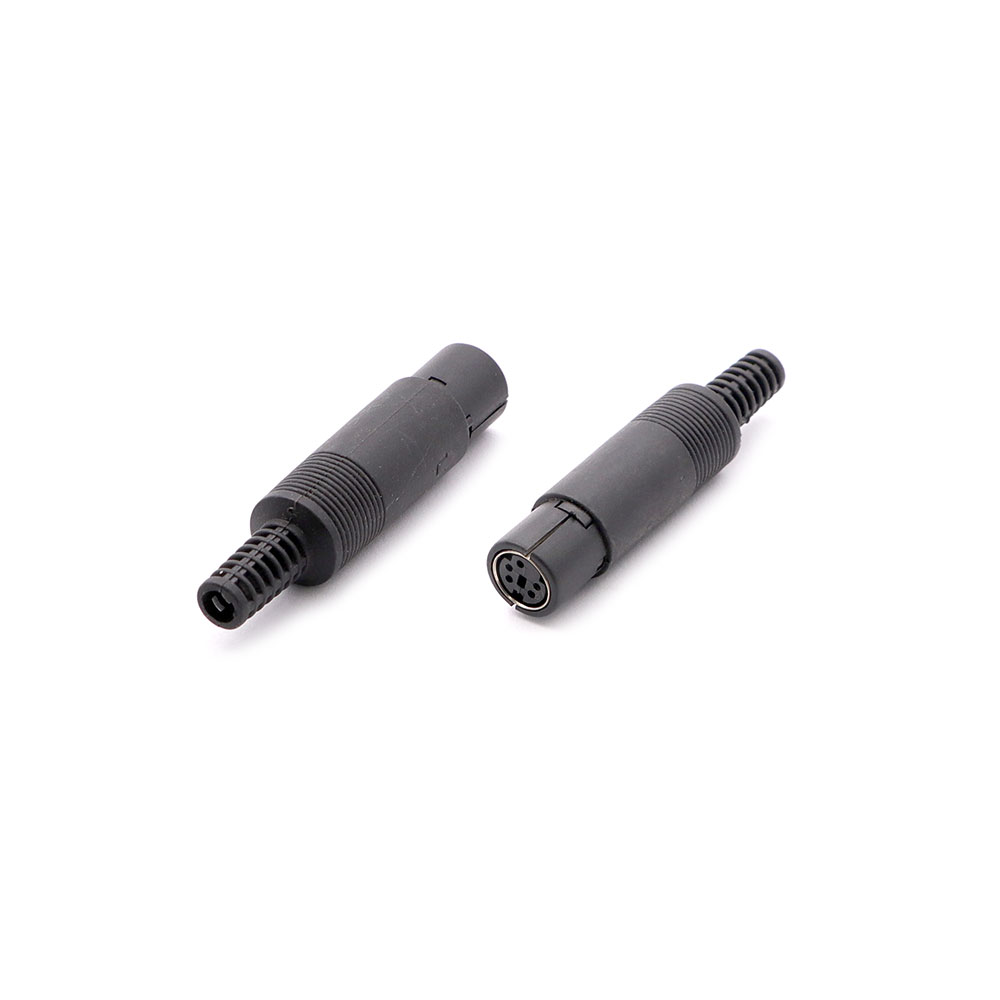 Audio Video | MIDI Connector | Mini DIN Female | 5-Pin | Cable Mount