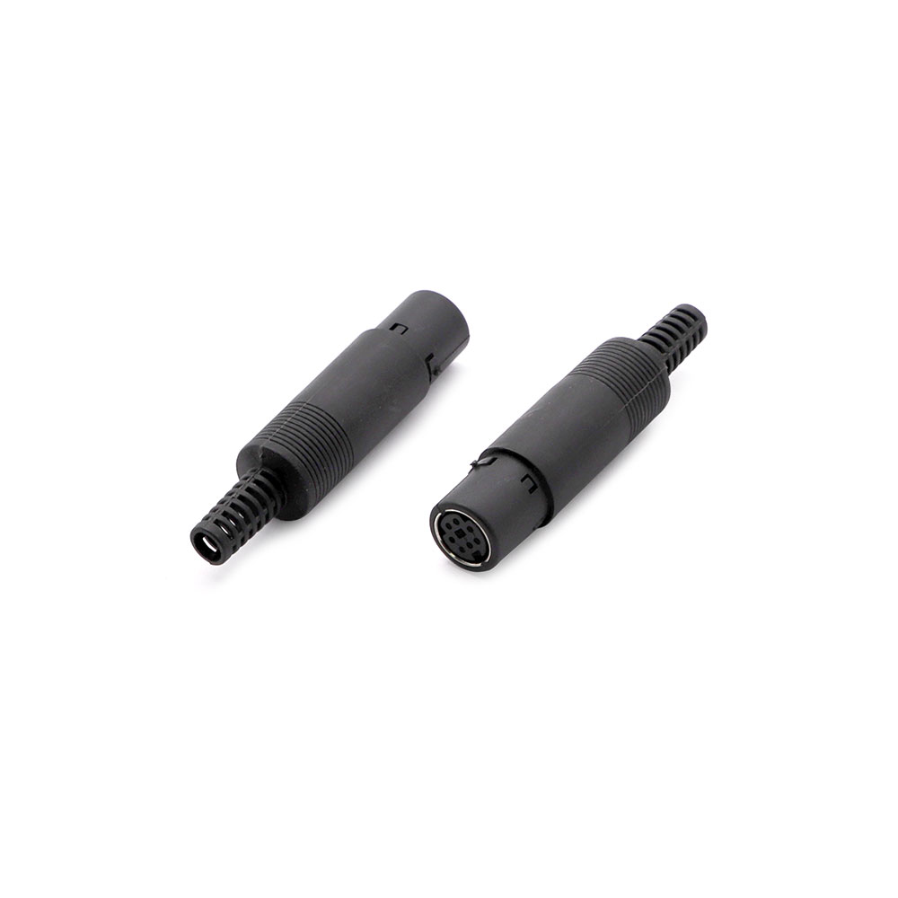 Audio Video | MIDI Connector | Mini DIN Female | 7-Pin | Cable Mount