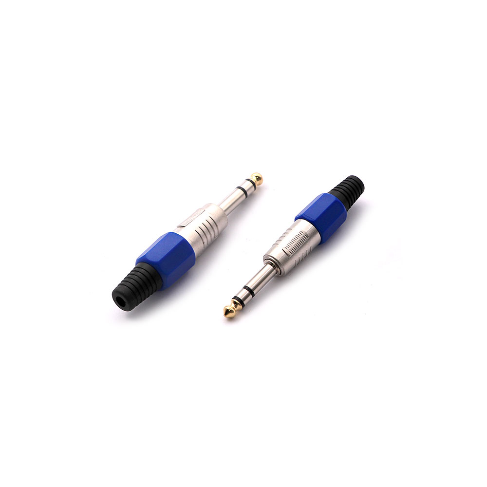 Audio Connector | Jack Stereo Male 6.3mm | Cable Mount
