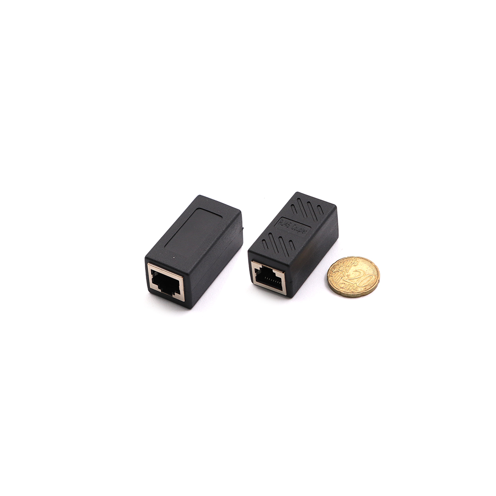 Network Connector | RJ45 Female - Female | Shield