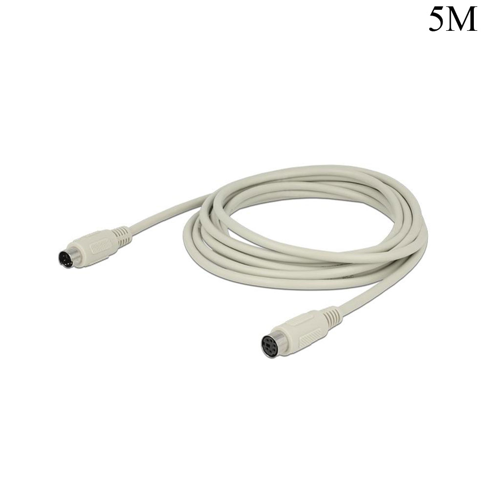 Data Cable | Mini Din 6-Pin Male - Din 5-Pin Female | 5M