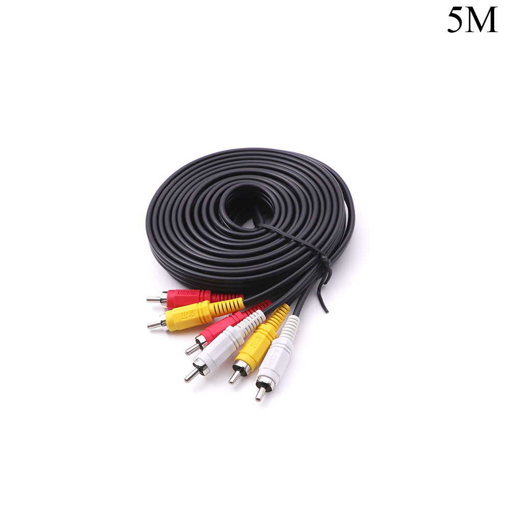 Audio Video Cable | 3x RCA | Male - Male | 5M