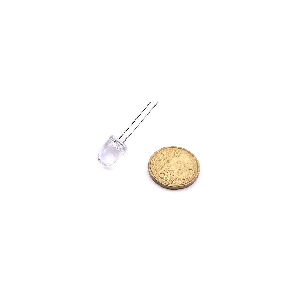 LED | 10mm | Blue | Transparent