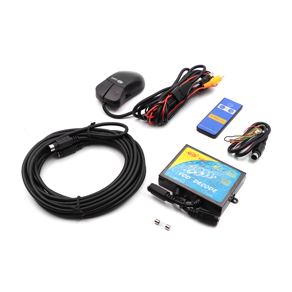 Car Video Decoder | CD Box - LCD | Mouse & Remote | J-2000